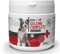 REAVET Gelenk Complete Gelenkpulver für Hunde - Naturprodukt mit Grünlippmuschel Hund, Teufelskralle, Lachs-Mehl I Gelenk Pulver für ausgewachsene und Senioren-Hunde