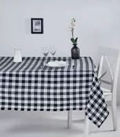 Hermia Concept, Kareli 260 - černá, ubrus, černý, 100% BAVLNA, 160 x 260 cm