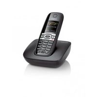 Gigaset CX610 ISDN, DECT, Polyphonisch, Tisch/Bank, Schwarz, Tone, Digital