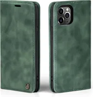 Handy Hülle für Apple iPhone 11 Pro Klapphülle Bookcase Flip Cover Handy Tasche Etui Farbe: Türkis Grün