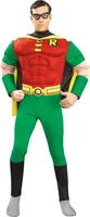 Batman - "Deluxe" Kostüm ‘” ’Rotkehlchen“ - Herren BN5017 (S) (Rot/Grün/Gelb)