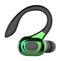 Kopfhörer-Ohrbügel Bluetooth 5.2 Sport-Headset für Radfahren Bürosport im Freien - Schwarz Grün Farbe Schwarz Grün