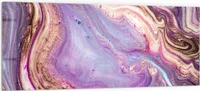 DEQORI Küchenrückwand Glas 125x50 cm 'Lebhaftes Paisleymuster' Spritzschutz Bad Rückwand