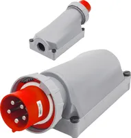 CEE Wandstecker 125A 5-polig 400V IP67 Starkstrom Wasserdicht