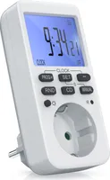 BEARWARE Zeitschaltuhr programmierbar mit LCD Display Steckdosen Timer / max 3680W