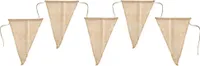 Natürliche Jute Wimpelkette 3m