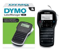 DYMO LabelManager 280 Tragbares Beschriftungsgerät | Wiederaufladbares Etikettiergerät mit QWERTZ Tastatur | mit PC/Mac Schnittstelle | für D1 Etiketten in 6, 9 und 12mm Breite