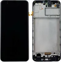 Original AMOLED Display Touchscreen Bildschirm Rahmen Schwarz für Samsung Galaxy M21 M215F & Werkzeug