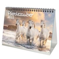 Pferdezauber DIN A5 Tischkalender für 2023 Pferde und Fohlen - Seelenzauber