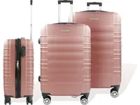Hoffmanns Hoffmanns sada kufrů 3-dílná - XXL 76x52x30cm Travelstar Pink