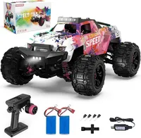 Ferngesteuertes Auto, 1:18 RC Car Pink, 4WD 36+ km/h RC Auto Offroad, 2,4 GHz All Terrain Remote Control Car