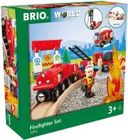 BRIO World - 33815 Bahn Feuerwehr Set