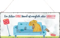 Nápis "Život bez psa"