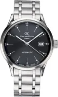 Carl von Zeyten Eschenz Herren Automatikuhr silber/schwarz CVZ0002BKMB
