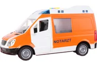 Toi-Toys - Zabawkowy samochód - karetka pogotowia ratunkowego ze światłem i dźwiękiem dla dzieci z syreną