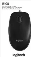 Logitech B100 Optická myš USB černá OEM