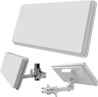 Selfsat H30D4 Flachantenne Quad (Full HD 4K UHD Sat Anlage für 4 Teilnehmer)