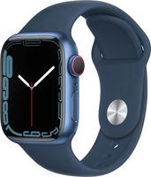 Apple Watch Series 7 Aluminium 41mm Cellular Blau (Sportarmband abyssblau) *NEW*