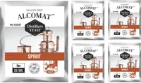 Alcomat SPIRIT Turbo Hefe | Vodka Distiller | Alkohol Brennhefe | Gärhefe Hefe | auf 25 Liter, 5er Set