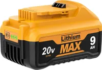 Akumulátor Dewalt 20 V, kapacita 9000 mAh, technologie Li-Ion, 1B