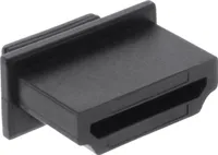 InLine® Staubschutz, für HDMI Buchse schwarz 10er Pack