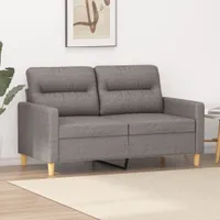 Möbel 2-Sitzer-Sofa Taupe 120 cm Stoff - Klassische Sofas 359234