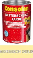 Consolan Wetterschutz Farbe nordisch gelb 2,5 L