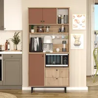 Skye Decor, RE4-SK, Schränke, Mehrzweckschrank, Eiche, 88 x 180 x 35,5 cm