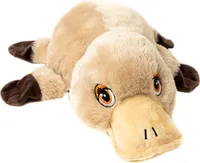 Habibi Wärmetiere Körnerkissen Kuscheltier Wärmflasche für Mikrowelle & Ofen - Schnabelente (Füllung herausnehmbar)