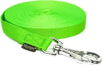 Mystique® Nylon Schleppleine 20mm neongrün 5m robust Karabinerhaken