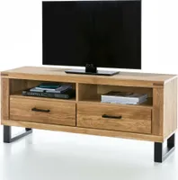 TV Board TV Kommode Tina in Wildeiche geölt Teilmassiv Breite 138cm Höhe 60cm