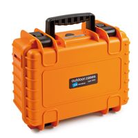 B&W International B&W Outdoor Case Typ 3000 11,7 l - Orange Mit Variabler Facheinteilung