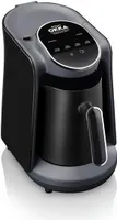 Arzum OKKA Grandio Mokka Maschine Espressomaschine Mokkakocher Schwarz Silber