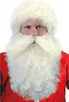Nikolaus Bart und Perücke als Weihnachtsmann & Santa Claus Kostümzubehör