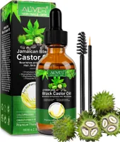 Rizinusöl Castor Öl für Haut, Haar, Bart, Wimpern, Nägel Pflege, kaltgepresst Bio Vegan, 1x 60ml