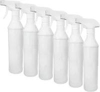 Sprühflasche leer mit Sprühkopf 500ml ohne Beschriftung in der Farbe weiß -perfekt zum Auftragen des Reinigers an der gewünschten Stelle - VPE 6 Stück