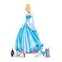 Disney Cinderella - Pappaufsteller Set - 7 Aufsteller für Partydeko