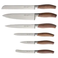 Rösle 7-teilig mit Messer aus Walnussholz