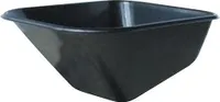Wanne WB6424S, 180 Liter, Kunststoff, für Schubkarre, ohne Löcher