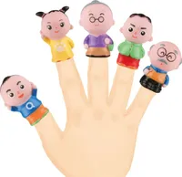 Sunflex Fingerpuppen Familie | Handpuppen Puppe Motorik Koordination Fingerspiel