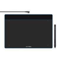 XP-PEN Deco Fun L 10x6 Zoll Grafiktablett Stift Tablet Stift mit 8192 Druckstufen& 60° Tilt drawing tablet OSU Spiel kompatibel mit Android, Chromebook, Linux (Blau)