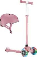 GLOBBER PRIMO PLUS LIGHTS inkl. Helm rosa/ pastellrosa 799-04427
