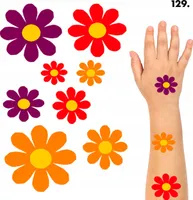 Waschbar Tattoos Für Kinder Temporäre Blumen - 8 El. / 150 Ziehungen