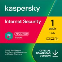 Kaspersky Internet Security 2024  1 Geräte  1 Jahr Sofortdownload