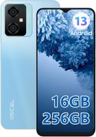 OSCAL Tiger 10 Smartphone Ohne Vertrag, 6.56 Zoll Android 13 Handy, 8GB RAM+256GB ROM, 50MP Kamera, 5180 mAh Akku, 4G Dual SIM, Fingerprint, Blau