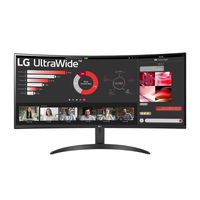 LG UltraWide 34WR50QC-B - LED-Monitor - gebogen - 86.42 cm (34")