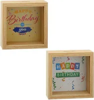 Spardose 'Geburtstag' 2fach sortiert