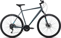 Axess VERIS CROSS Crossbike Herrenfahrrad 28 Zoll grey/black/turquoise 50