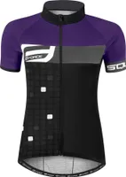Dámsky dres Force Square krátky čiernofialový veľkosť S 90013431-S