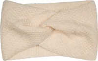 styleBREAKER Damen Strick Stirnband mit Waffelpatent Strickmuster und Twist Knoten, warmes Winter Haarband, Headband 04026060